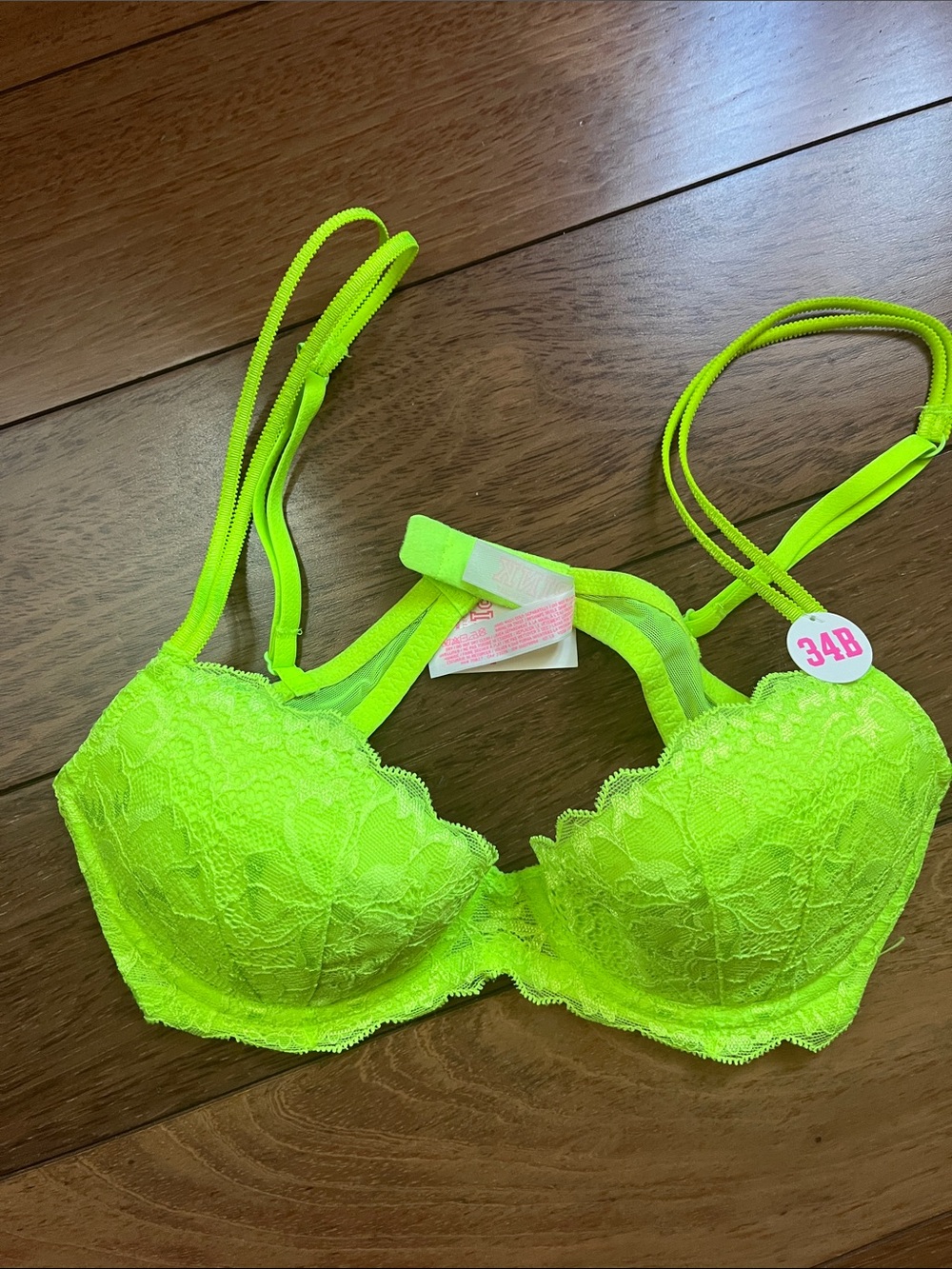 NWT Victoria’s Secret PINK Lightly Lined Demi Underwire Bra